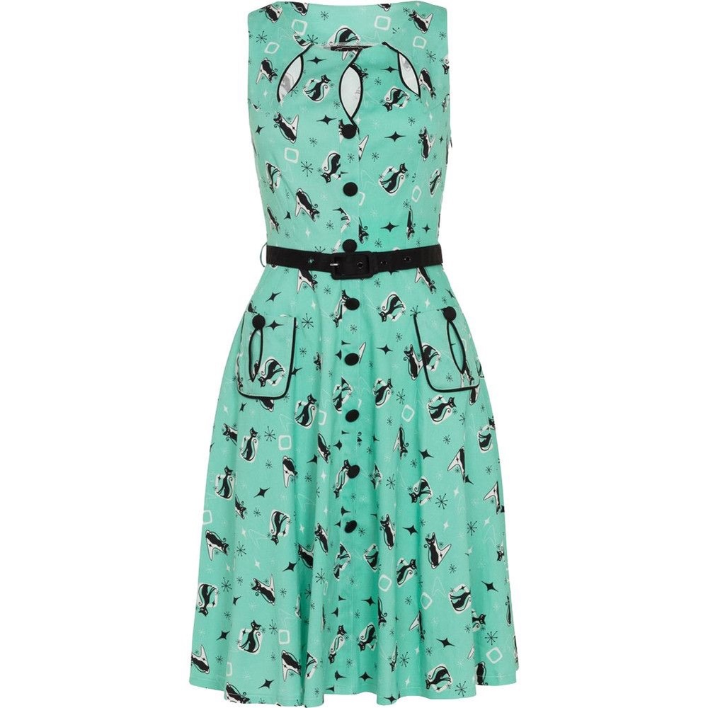 Voodoo Vixen Black Cat Dress